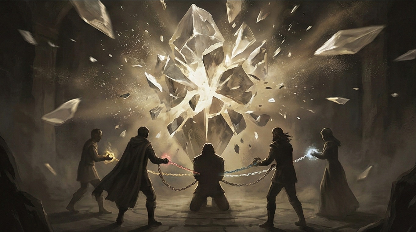 The Binding of Morvayn - heroes forging the five seals